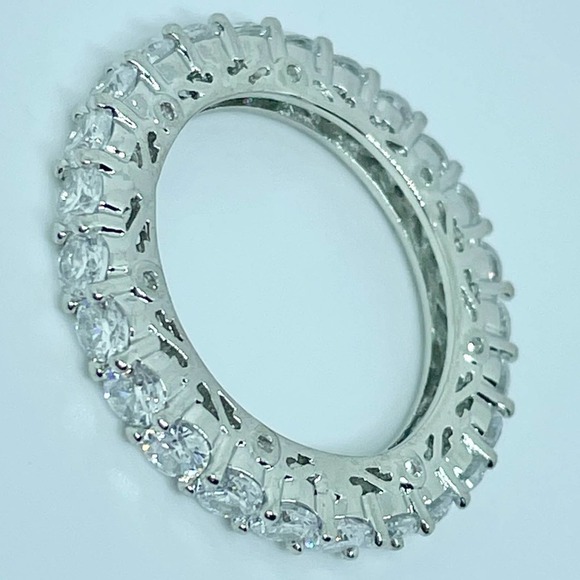 Sterling Silver Diamond Filigree Ring - Picture 12 of 16